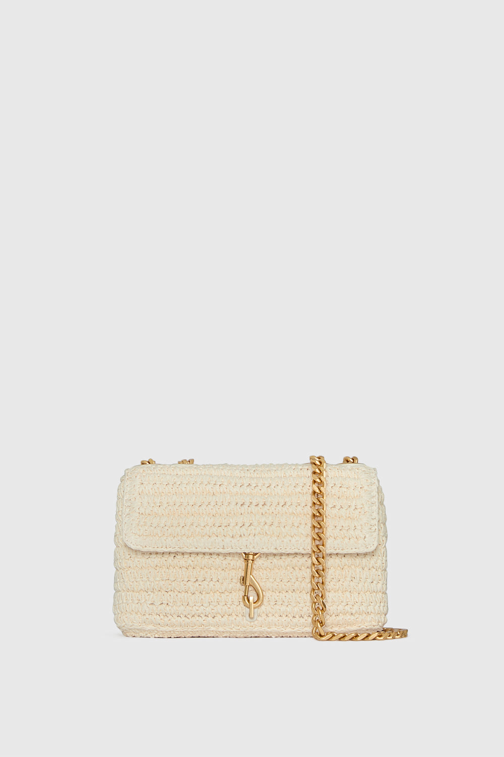 Rebecca Minkoff Edie Small Crossbody Bag In Porcelain