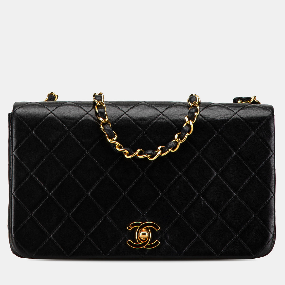 Chanel ChanelCC Quilted Lambskin Full Flap Bag
