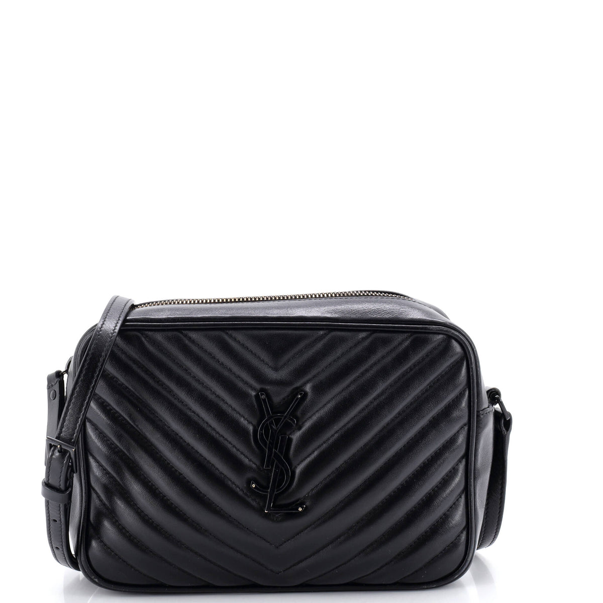 Saint Laurent Lou Camera Bag Matelasse Chevron Leather Small