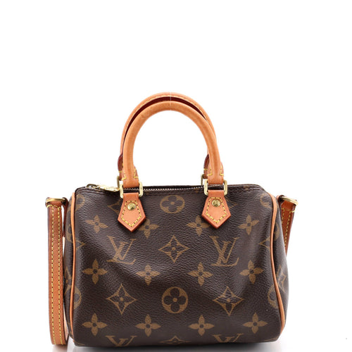 Speedy Bandouliere Bag Monogram Canvas Nano