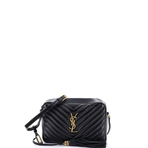 Lou Camera Bag Matelasse Chevron Leather Small