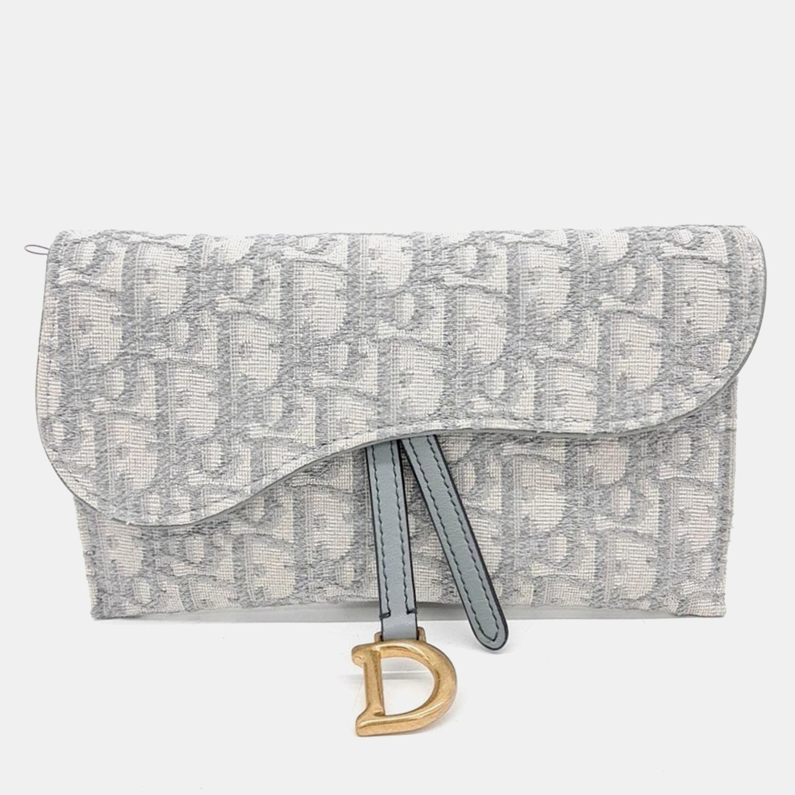 Dior Christian Oblique Saddle Chain CrossBody Bag