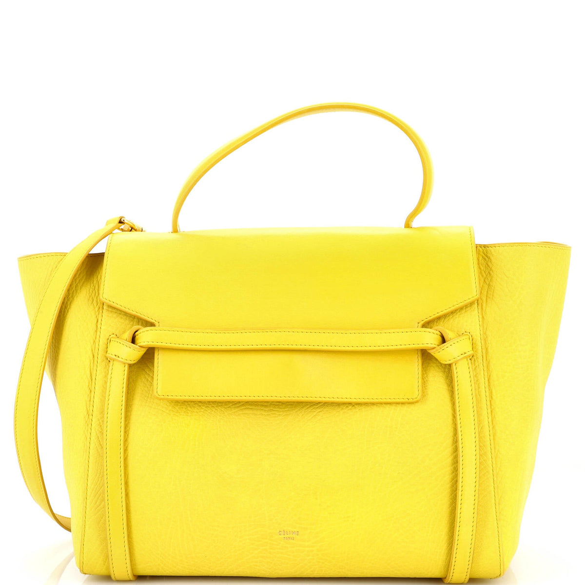 Celine CELINE Belt Bag Textured Leather Medium