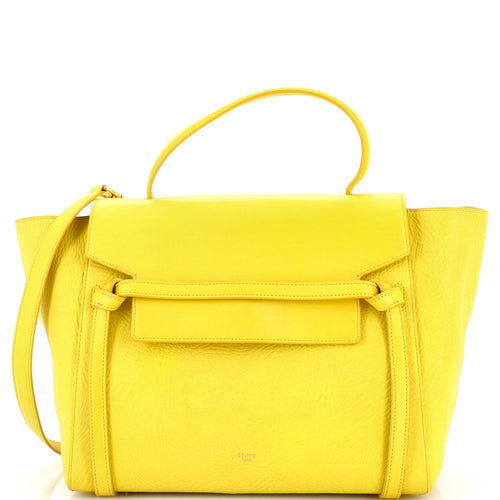 CELINE Belt Bag Textured Leather Medium