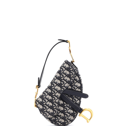 Saddle Handbag Oblique Canvas Mini
