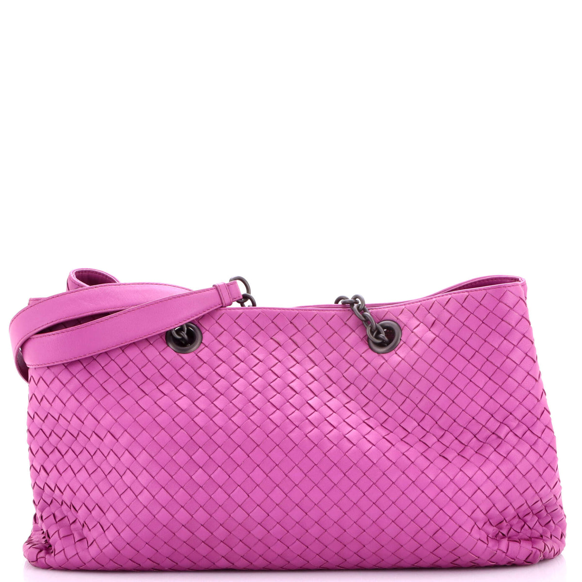 Bottega Veneta Double Chain Tote Intrecciato Nappa Large