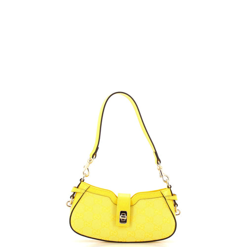 GUCCI Moon Side Shoulder Bag GG Canvas Mini