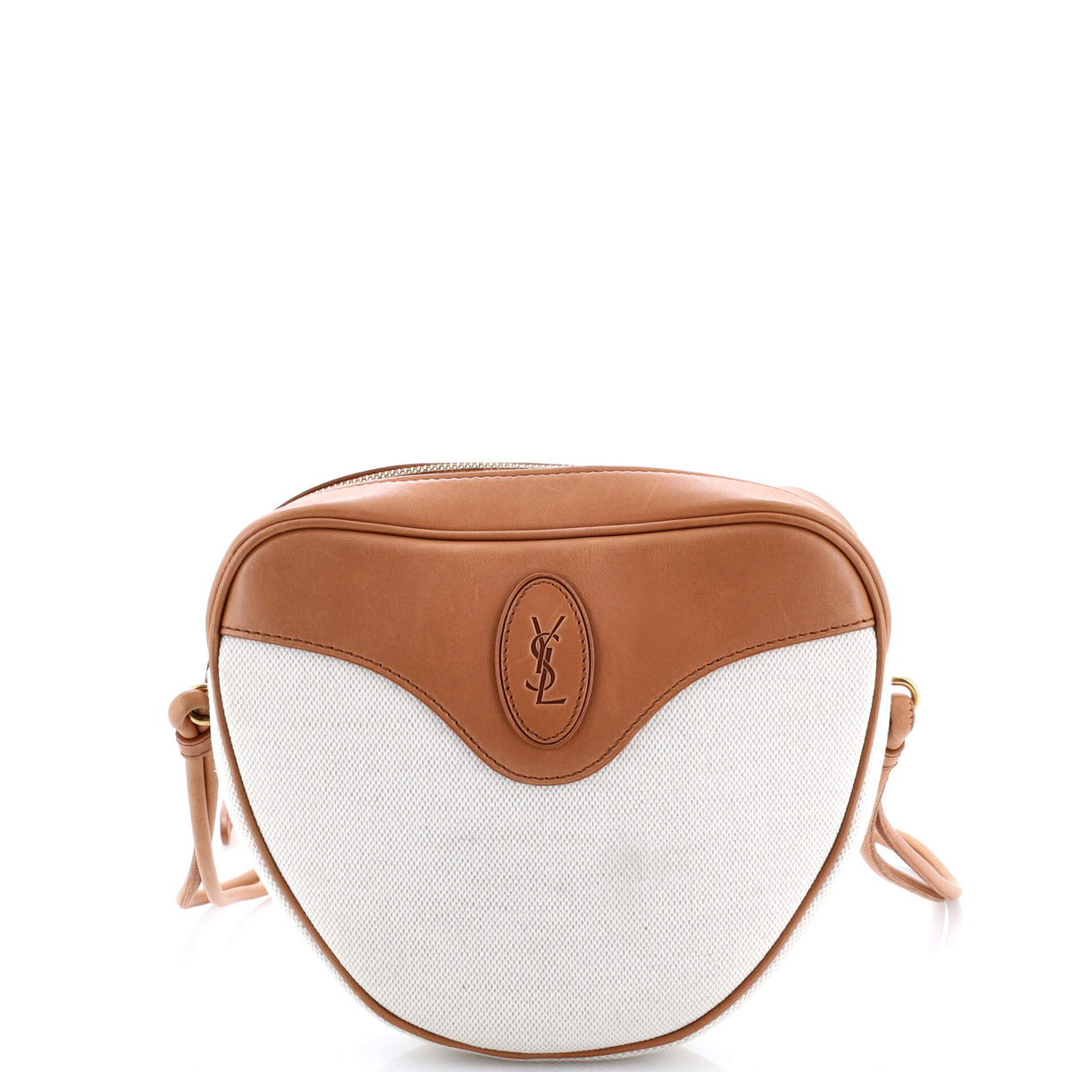 Saint Laurent Le Monogramme Coeur Bag Canvas and Leather