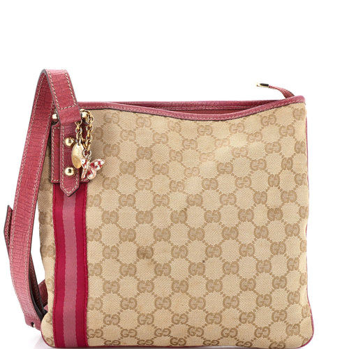 GUCCI Jolicoeur Messenger Bag GG Canvas