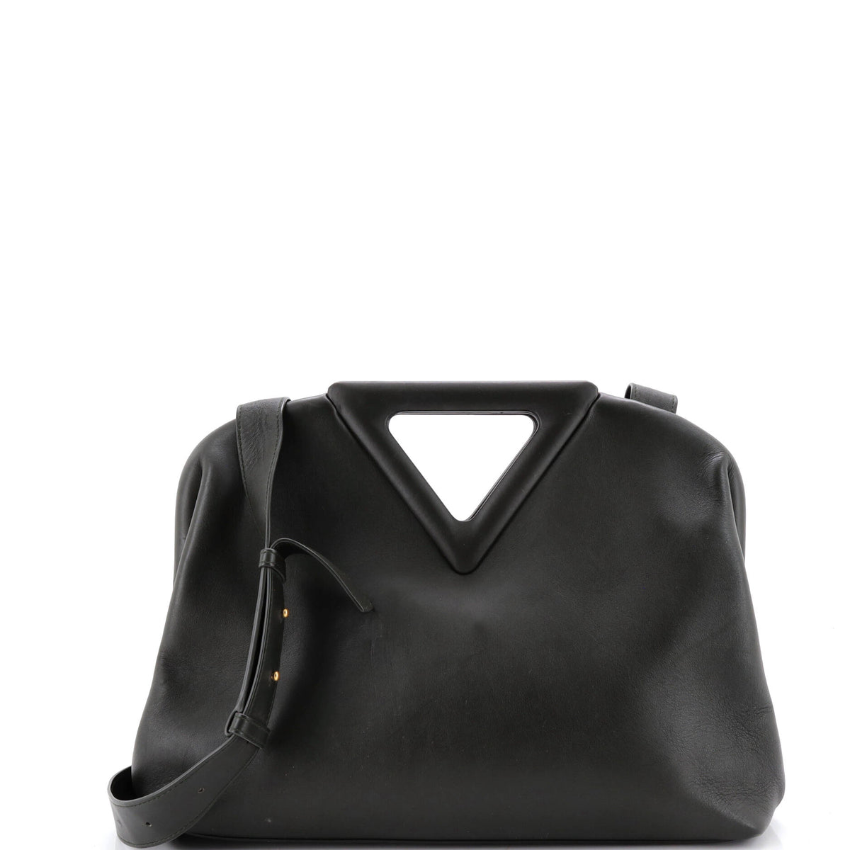 Bottega Veneta Point Shoulder Bag Leather Medium