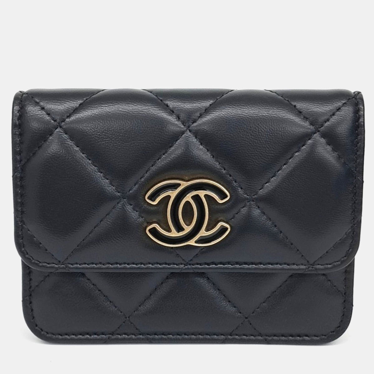 Chanel lambskin chain mini belt bag