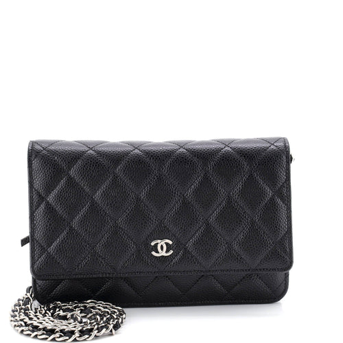 CHANEL Wallet on Chain Quilted Caviar