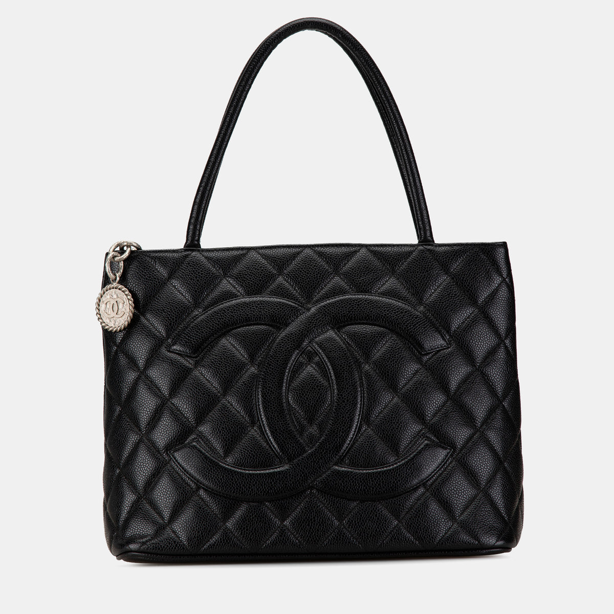 Chanel Caviar Medallion Tote Bag