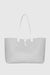 On The Go Chain Tote Bag In White