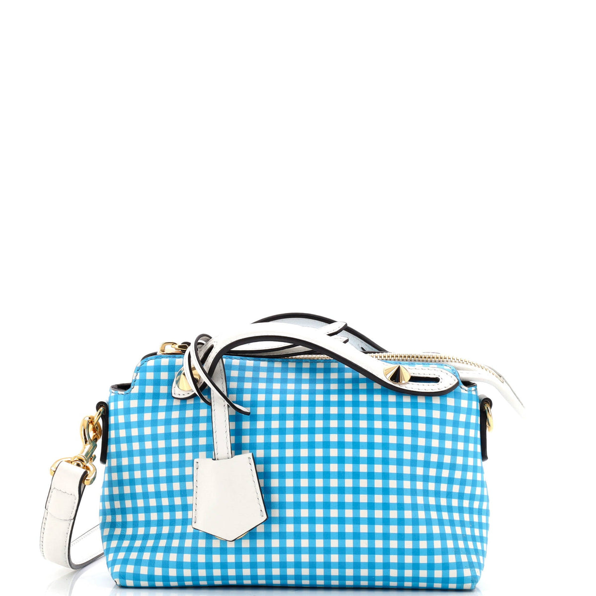 Fendi FENDI By The Way Satchel Printed Leather Mini