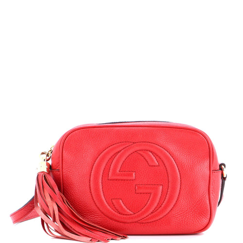 GUCCI Soho Disco Crossbody Bag Leather Small