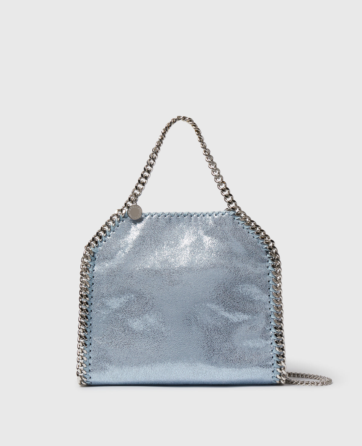 Stella McCartney Falabella Pearl Mini Tote Bag, Woman, Sapphire blue
