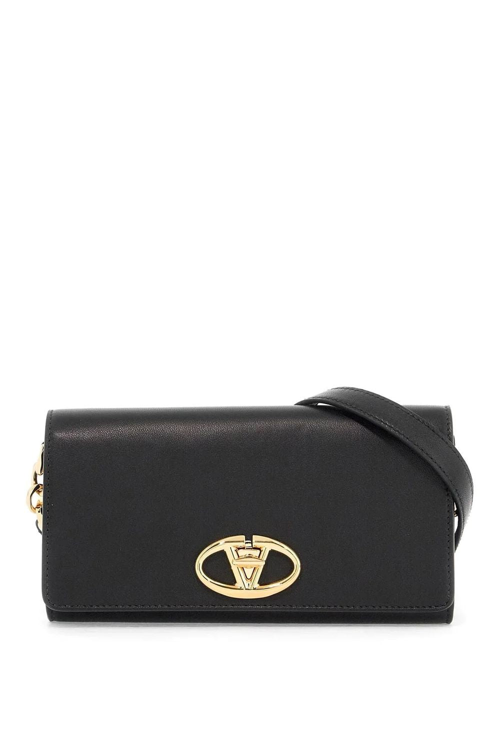 Valentino Women's Vlogo Wallet in Nero | 5W2P0AD9ZFJ