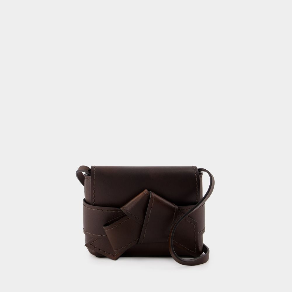 Acne Studios Women's Mini Musubi Bag in Brown | CG0263 Color ADM
