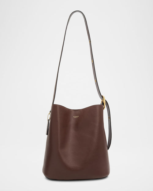 Bleecker Grain Leather Bucket Bag