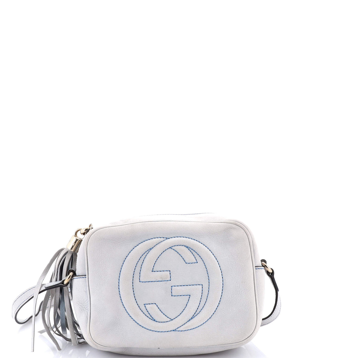 Gucci GUCCI Soho Disco Crossbody Bag Nubuck Small
