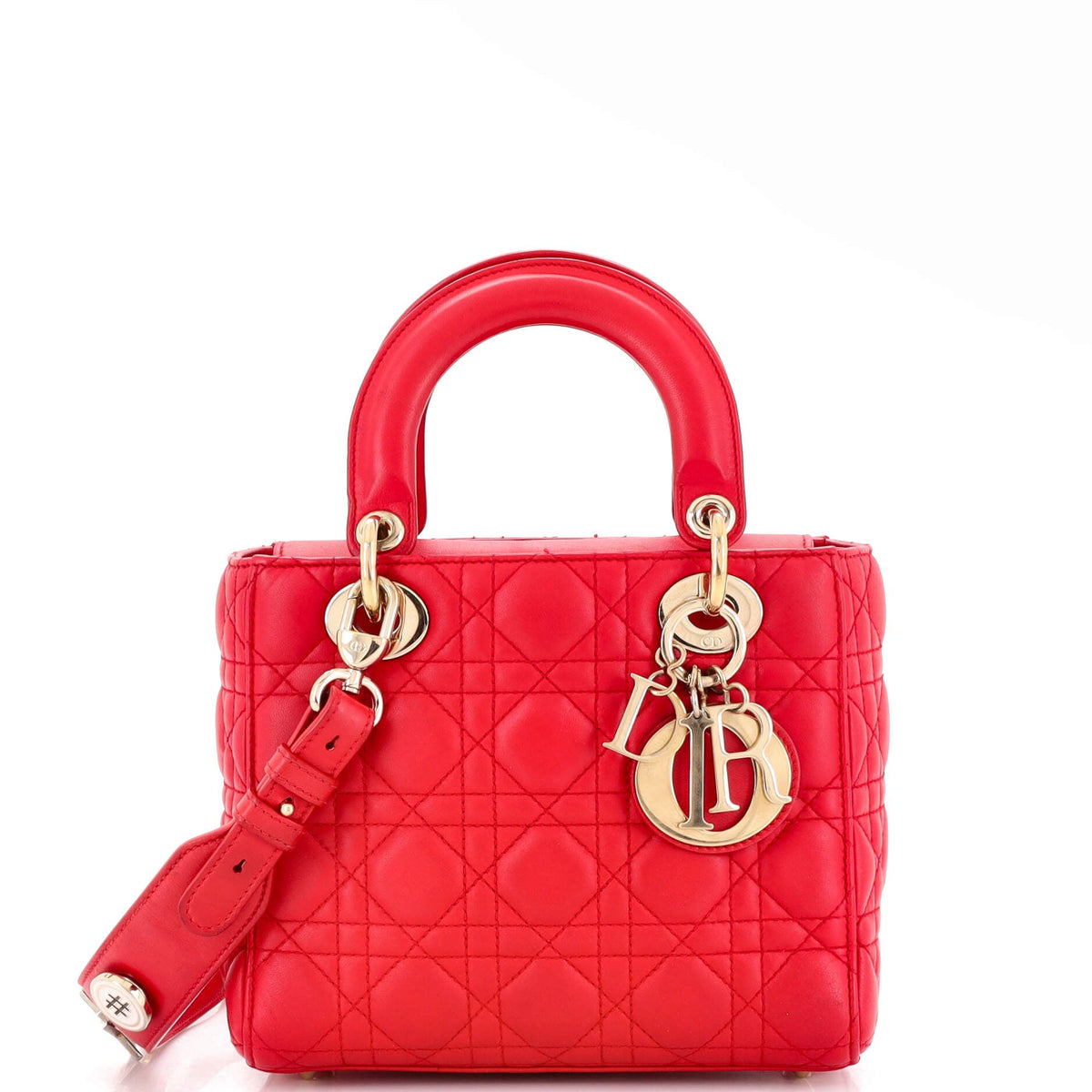 Christian Dior My Lady Dior Bag Cannage Quilt Lambskin