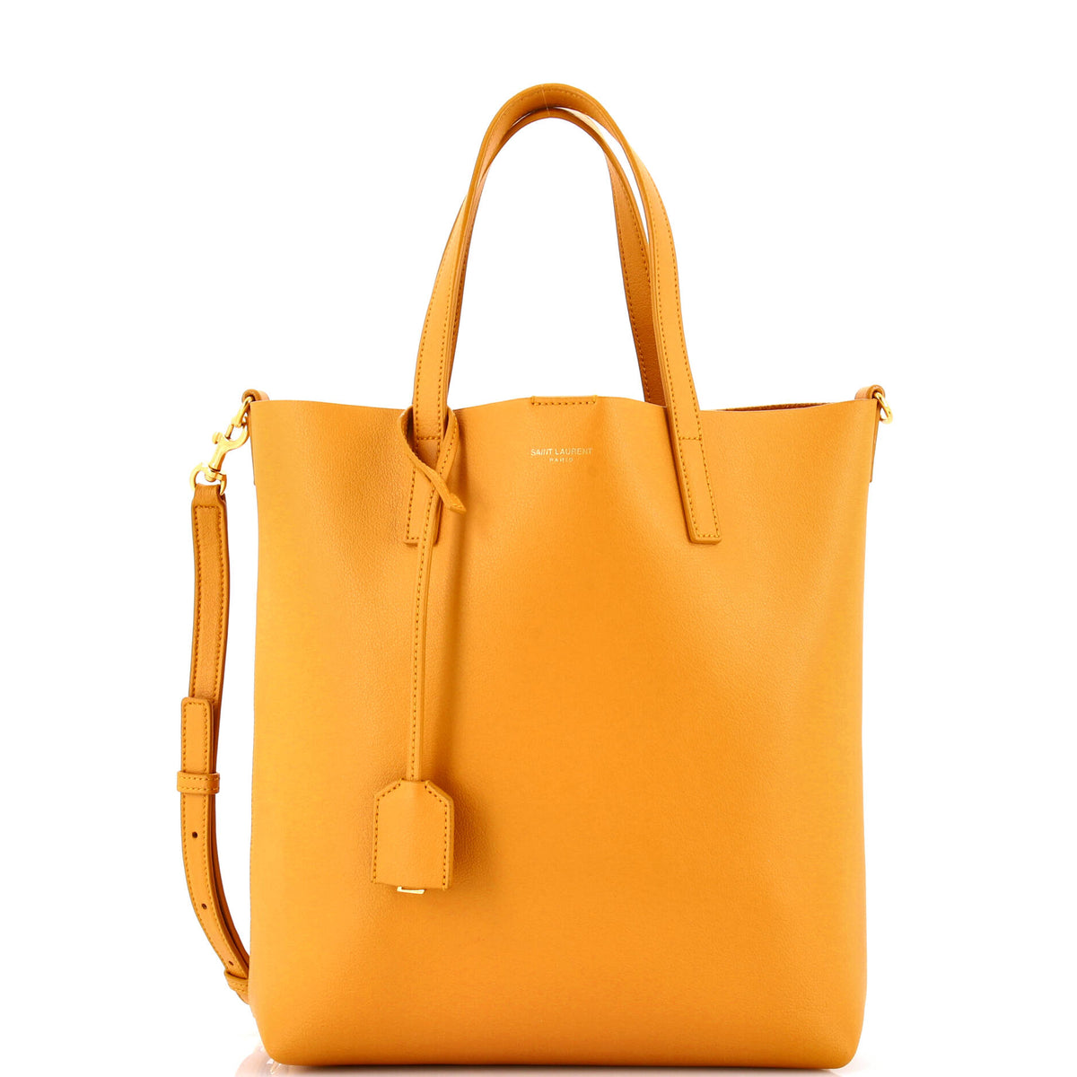 Saint Laurent Shopper Tote Leather Toy