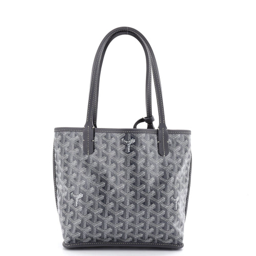 GOYARD Anjou Reversible Tote Coated Canvas Mini