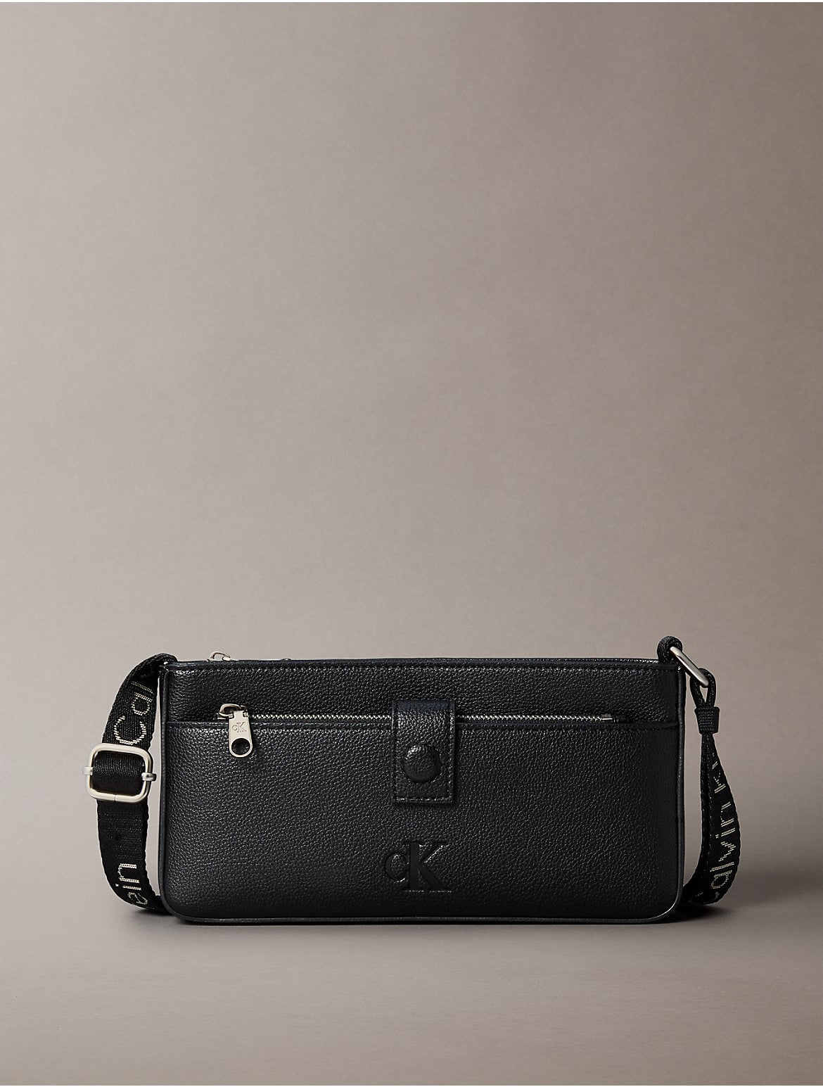 Calvin Klein Sac bandoulière pour téléphone portable pour femme - Noir