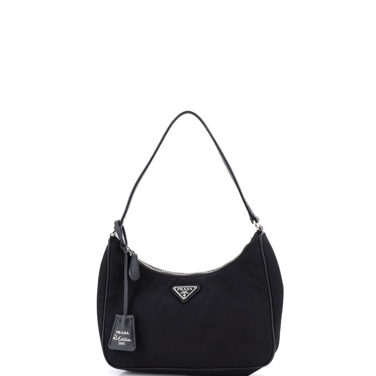 Prada PRADA Re-Edition 2005 Hobo Tessuto with Saffiano Leather Mini