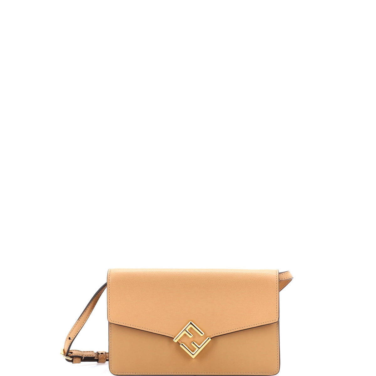 Fendi FENDI FF Diamonds Wallet on Chain Leather