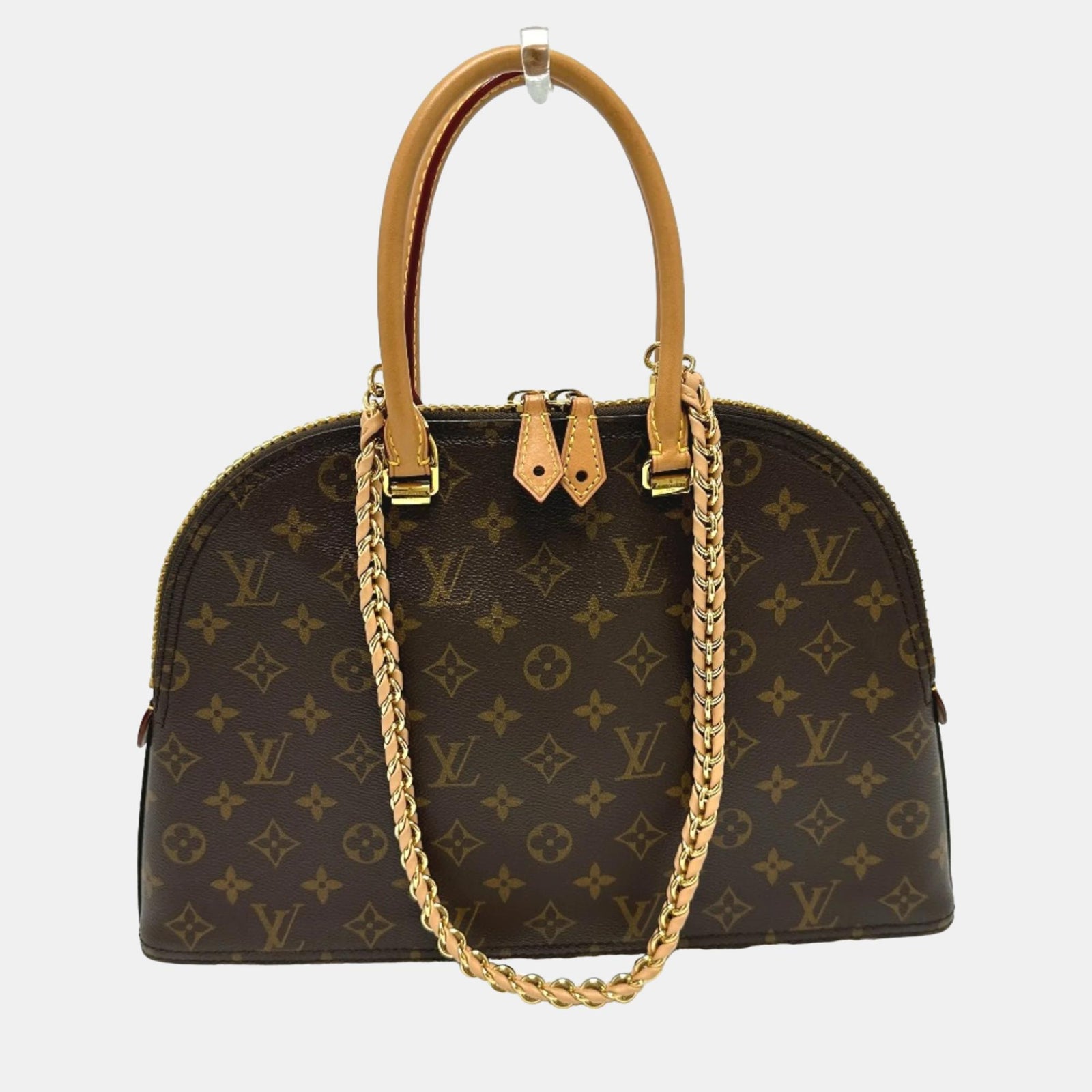 Louis Vuitton Braune Umhängetasche „Moon Alma“ aus Canvas mit Monogramm