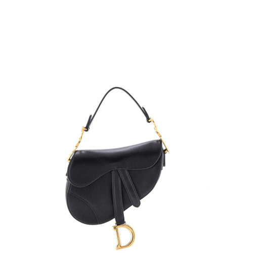 Saddle Handbag Leather Mini
