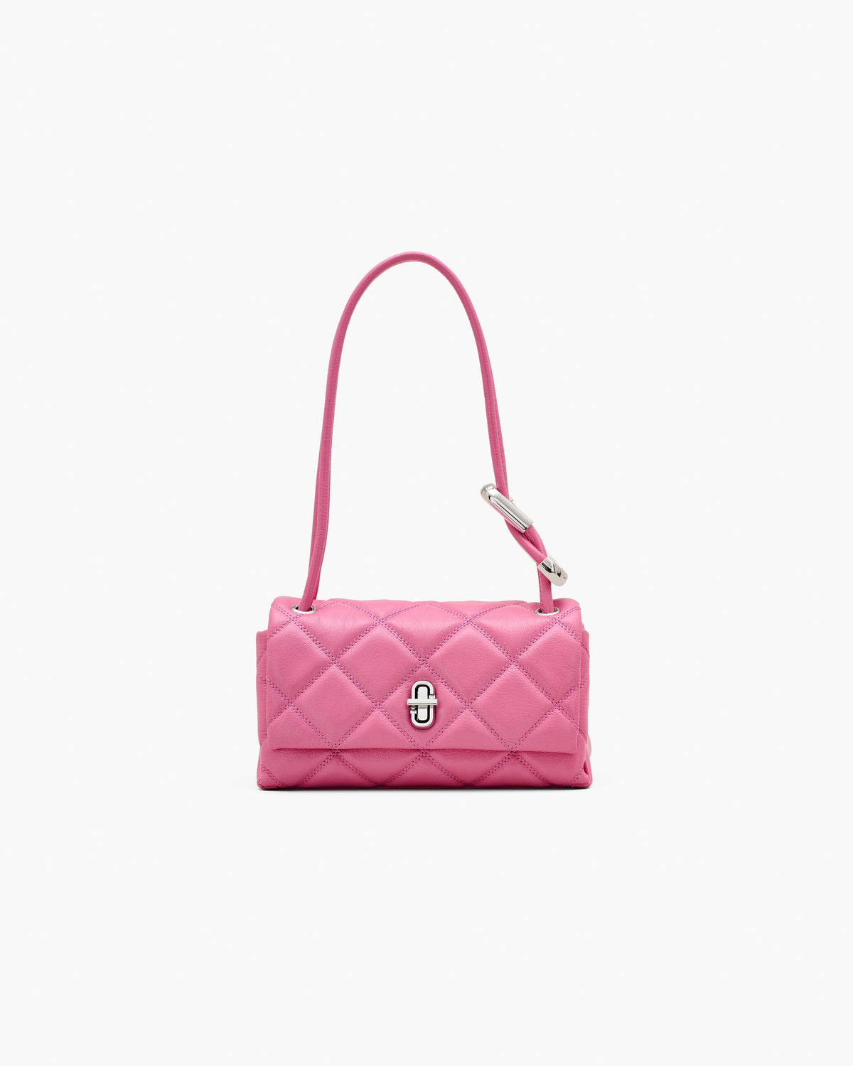 Marc Jacobs The Quilted Mini Dual Shoulder Bag in Bow Pink