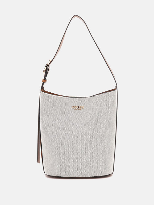 Nicolette Canvas Large Bucket Bag
