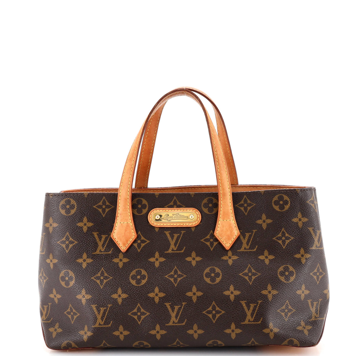 Louis Vuitton Wilshire Handbag Monogram Canvas PM