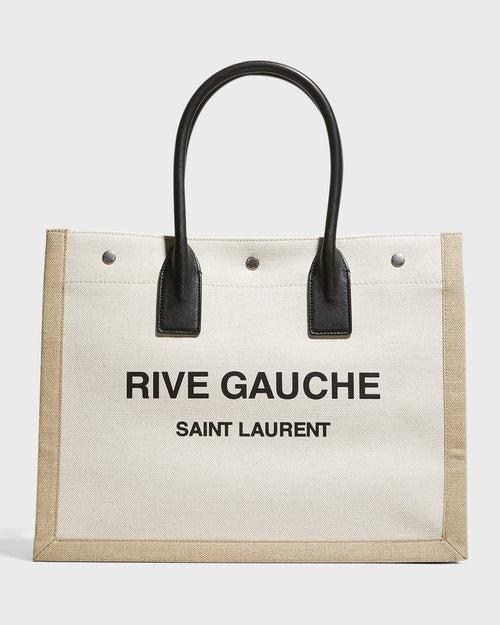 Rive Gauche Small Tote Bag in Canvas