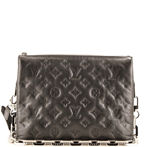 Coussin Bag Monogram Embossed Lambskin PM