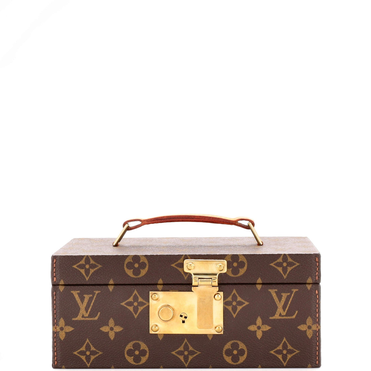 Louis Vuitton Boite A Tout Jewelry Case Monogram Canvas