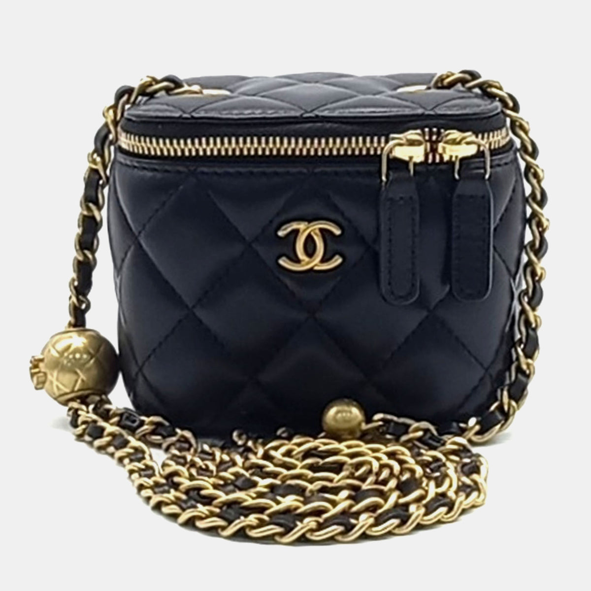 Chanel Golden Ball Mini Vanity Crossbody Bag