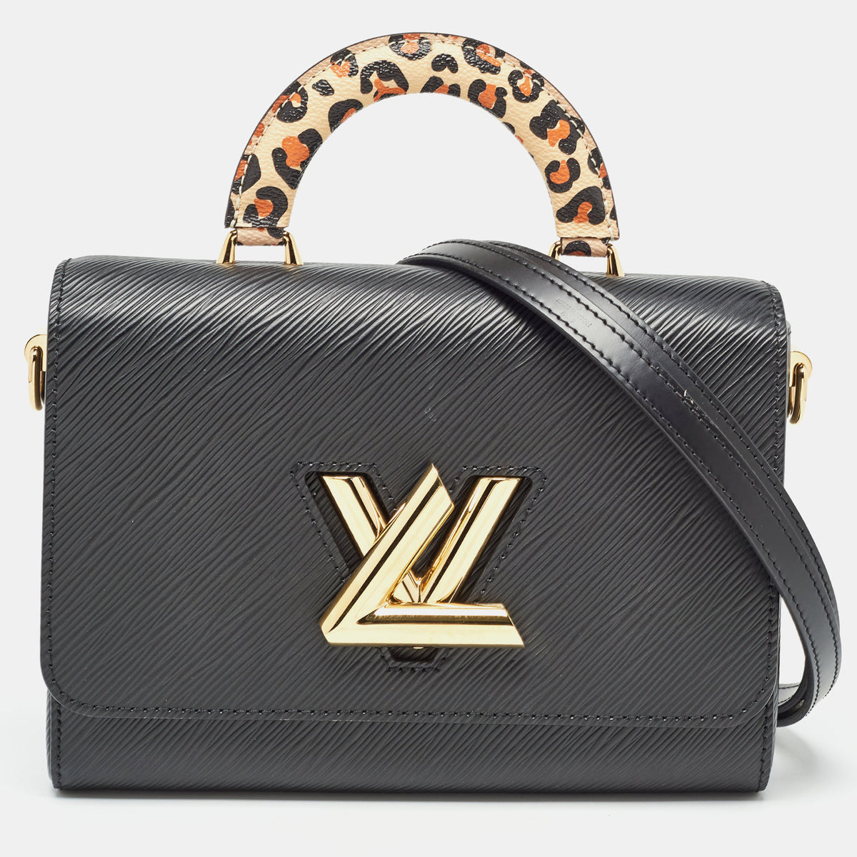Louis Vuitton Black Epi Leather Wild at Heart Twist MM Bag