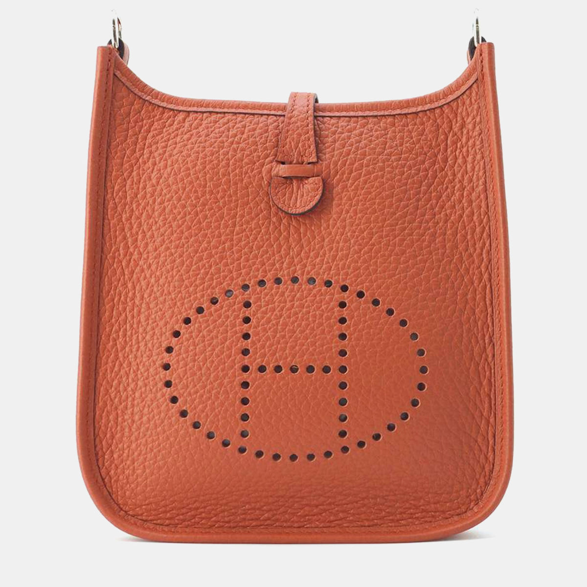 Hermès Maxi Quadrille Cuivre Taurillon Clemence Evelyne Amazon Bag Size TPM