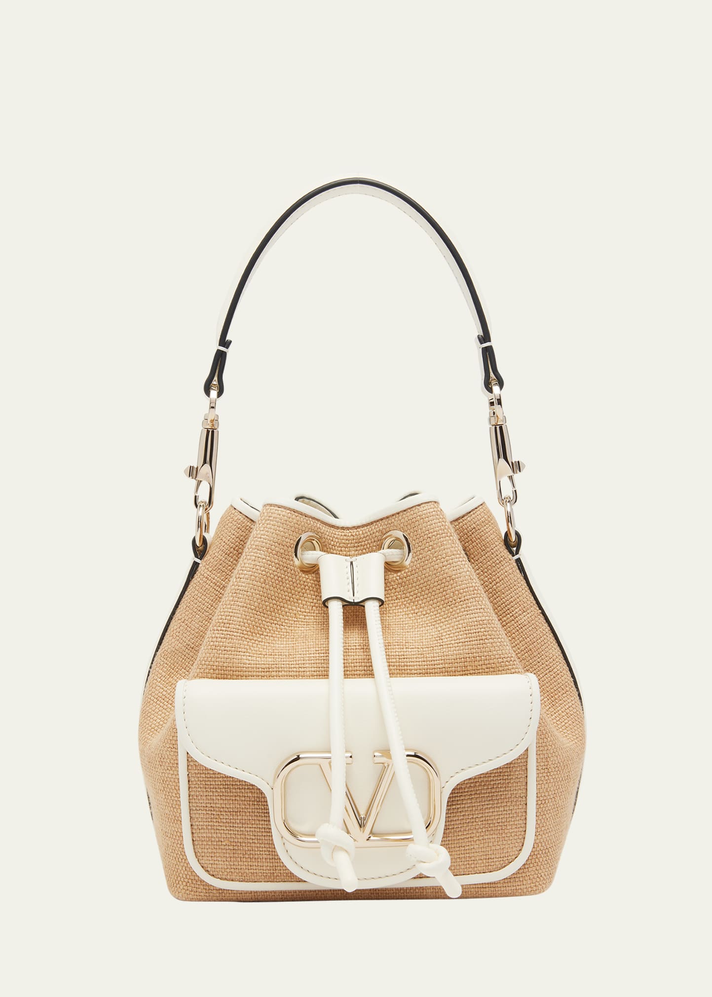 Valentino Loco Small Drawstring Bucket Bag