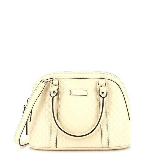 GUCCI Convertible Dome Satchel (Outlet) Microguccissima Leather Mini