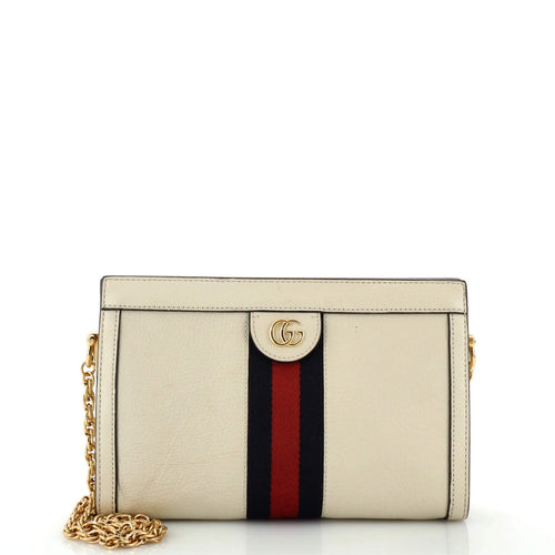 GUCCI Ophidia Chain Shoulder Bag Leather Small