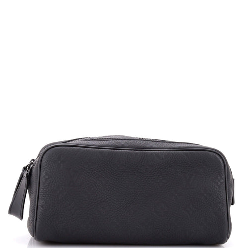 Dopp Kit Toiletry Pouch Taurillon Monogram Leather
