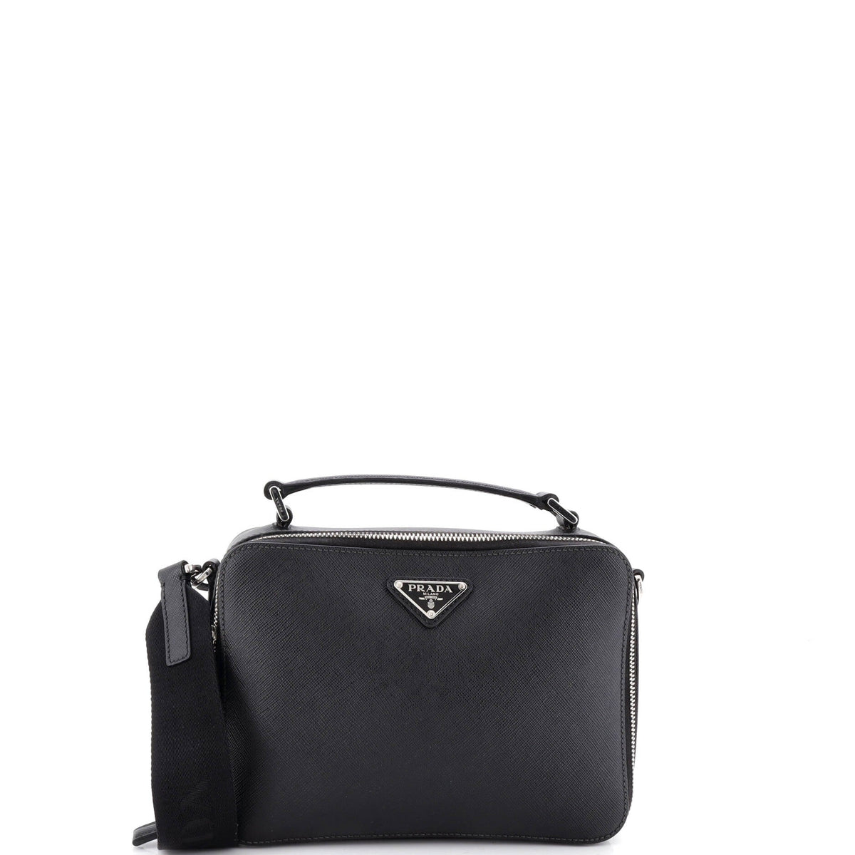 Prada PRADA Brique Crossbody Bag Saffiano Leather Small