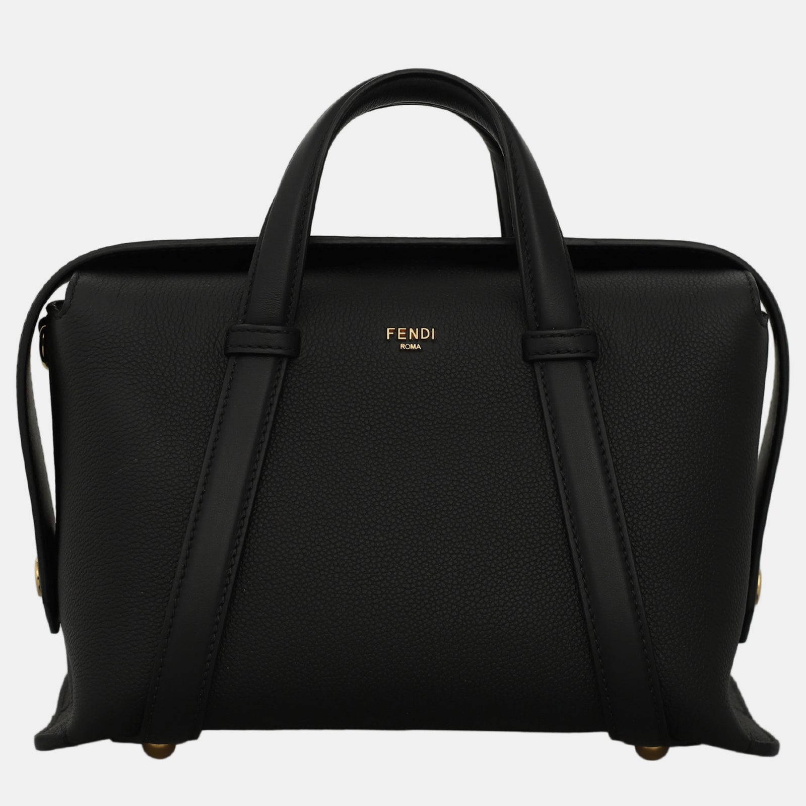 Fendi Black Boston 365 Bag