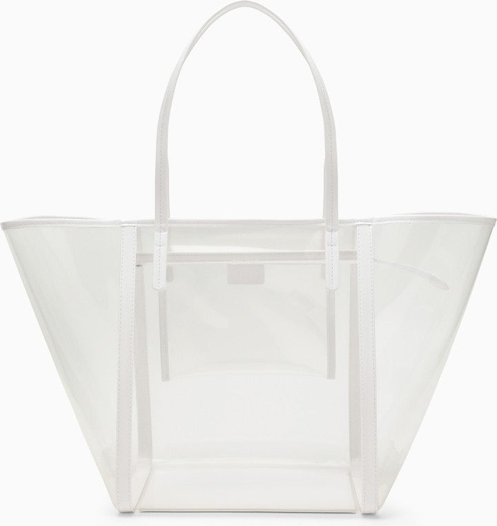 By Far Women's Club Tote Bag in White | 23SSCBTTTPWPPULPVC