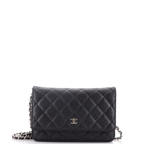CHANEL Wallet on Chain Quilted Caviar